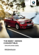 2013 BMW 1 Series Convertible Spec Guide AUS