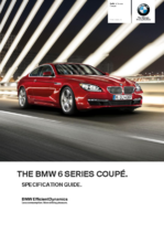 2013 BMW 6 Series Coupe Spec Guide AUS