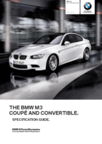 2013 BMW M3 Coupe-Convertible Spec Guide AUS