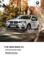 2014 BMW X3 Spec Guide AUS