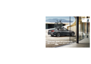 2015 BMW 3 Series, 4 Series, X3 & X4 Accessories Brochures AUS