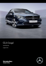 2016 Mercedes-Benz CLA Coupe Specs AUS