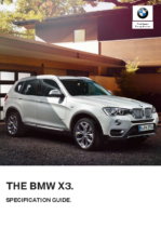 2017 BMW X3 Spec Guide AUS