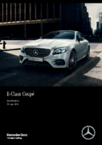 2018 Mercedes-Benz E-Class Coupe Specs AUS