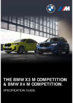 2022 BMW X3-X4 M Competition Specs Guide AUS
