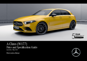 2022 Mercedes-Benz A-Class Hatch Specs AUS