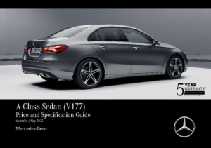 2022 Mercedes-Benz A-Class Sedan Specs AUS