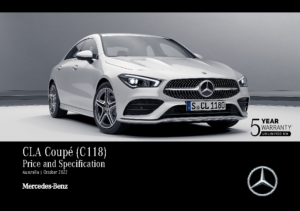 2022 Mercedes-Benz CLA Coupe Specs AUS