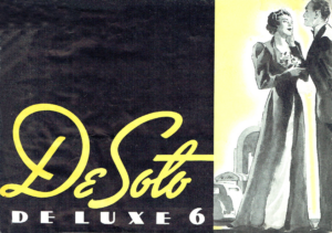 1937 DeSoto Deluxe 6 Foldout