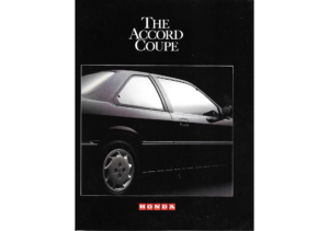 1988 Honda Accord Coupe CN