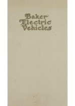 1907 Baker Electric Vehicles Range