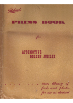 1949 Packard Golden Jubilee Press Book