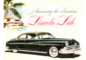 1950 Lincoln Lido Folder