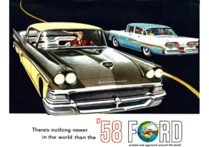 1958 Ford Full Line Foldout