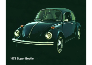1973 VW Type 1 Super Beetle leaflet