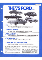1975 Ford Car Fact Organizer