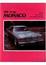 1976 Dodge Monaco Foldout CN