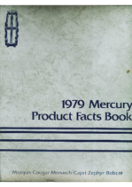 1979 Mercury Product Facts Book