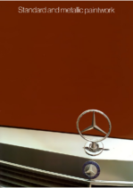 1982 Mercedes-Benz Standard and Metallic Paintwork