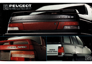 1989 Peugeot Range