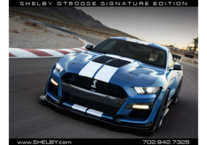2020 Ford Shelby Mustang GT500SE