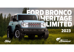 2023 Ford Bronco Heritage Limited MX