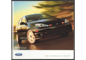 2004 Ford Focus Mailer