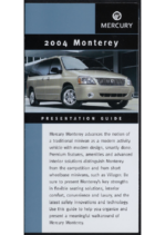 2004 Mercury Monterey Presentation Guide