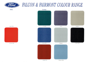 1993 Ford Falcon & Fairmont Colour AUS