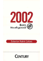 2002 Buick Century Colors