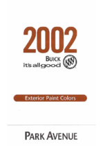 2002 Buick Park Avenue Colors