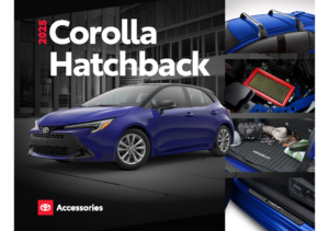 2025 Toyota Corolla Hatchback Accessories