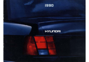 1990 Hyundai Full Line