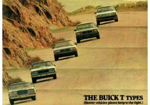 1984 Buick T-Types Magazine Insert