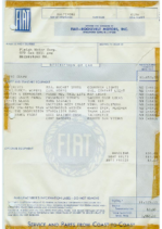 Fiat 850 Coupe Sticker