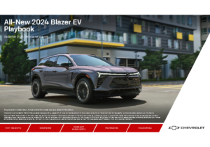 2024 Chevrolet Blazer EV Playbook