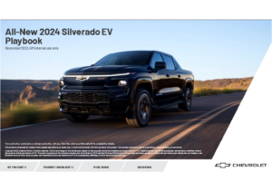 2024 Chevrolet Silverado EV Playbook