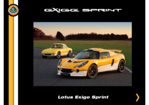 2008 Lotus Exige Sprint UK