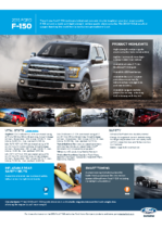 2015 Ford F-150 Product Sheet