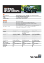 2021 Ford F-150 Technical Specs