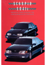 1988 Merkur Scorpio and XR4Ti (9-87)