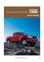 2007 Toyota Tacoma 4×4 Specs