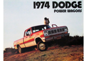 1974 Dodge Power Wagons Foldout