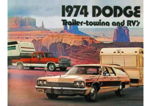 1974 Dodge Trailer-Towing & RVs