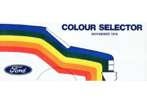 1979 Ford Colour Selector AUS