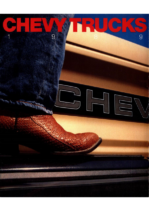 1989 Chevrolet Trucks Foldout