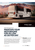2021 Prevost Uptime For Motorhome