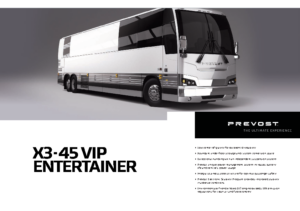 2021 Prevost X3-45 VIP Entertainer Spec Sheet