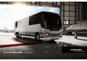 2023 Prevost X3-45 VIP Entertainer Spec Sheet