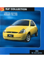 2001 Ford KA Sheet (Aus)
